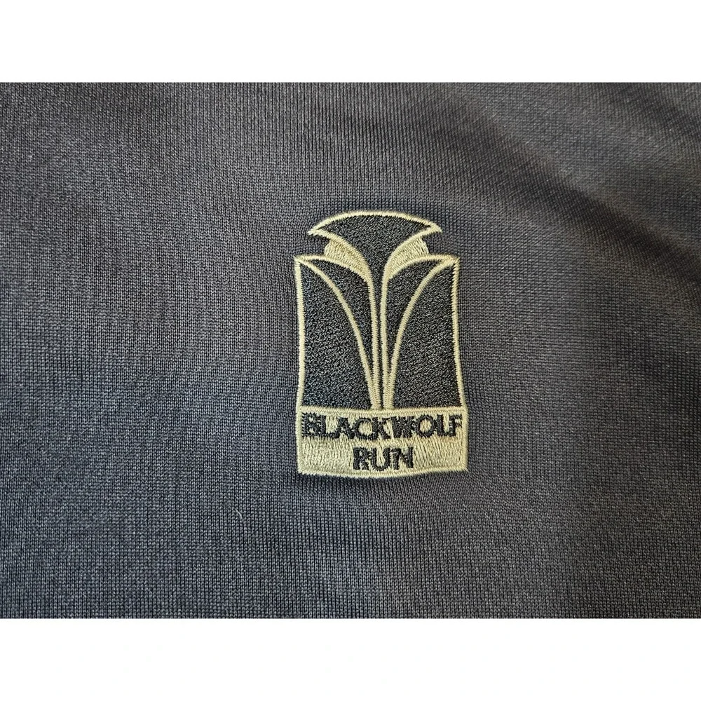 Adidas BlackWolf Run Golf Course Men's Quarter Zip Pullover Size XL